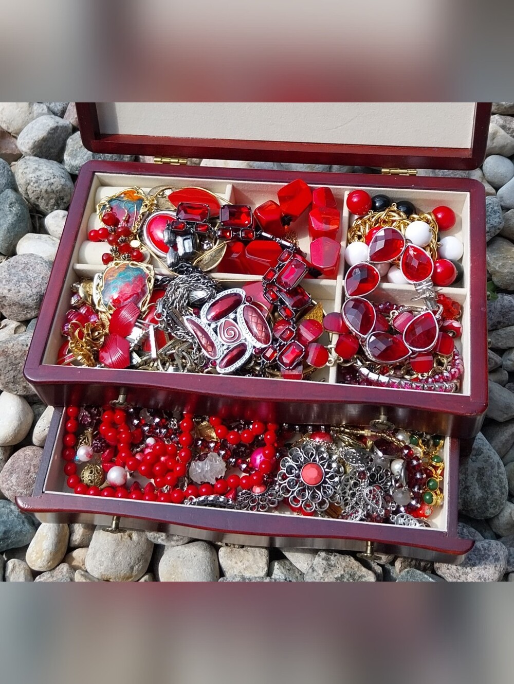Red Women’s Fashion Jewelry Set